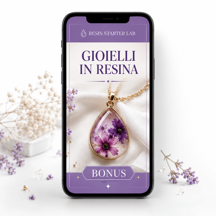 Gioielli in resina